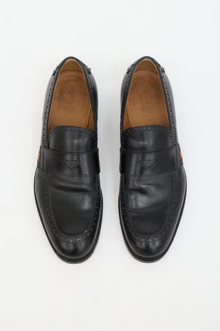 Gucci Leather Web Loafer