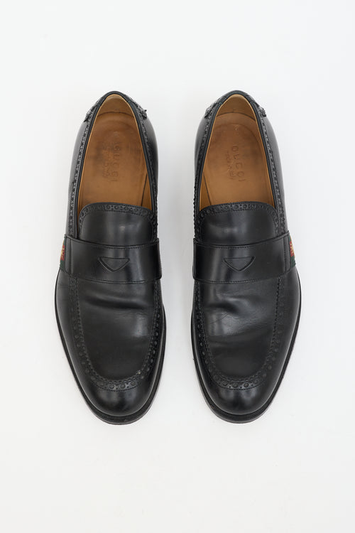 Gucci Leather Web Loafer