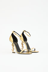 Saint Laurent Leather Opyum Sandal