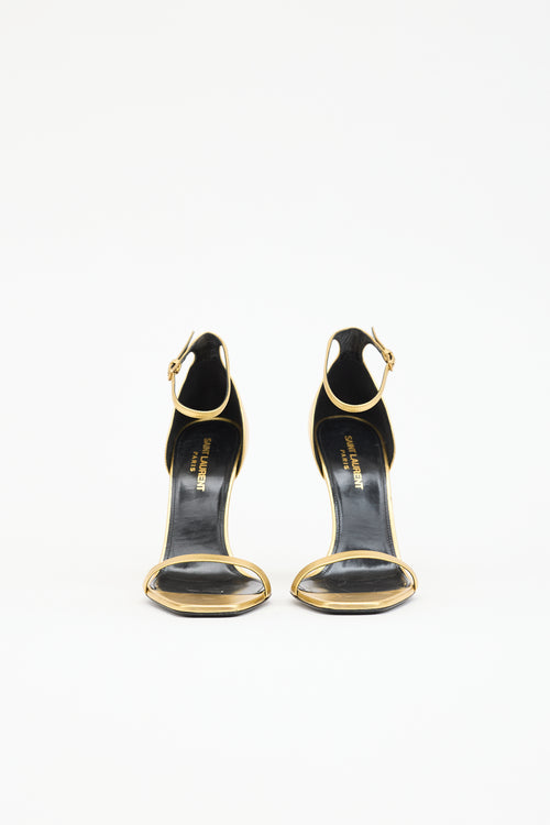 Saint Laurent Leather Opyum Sandal