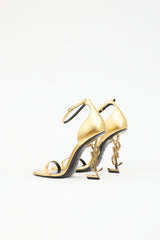 Saint Laurent Leather Opyum Sandal