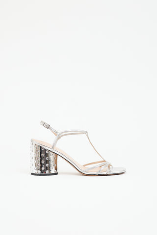 Marc Jacobs Leather Embellished Sandal