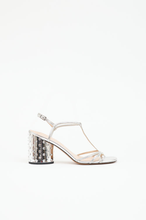 Marc Jacobs Leather Embellished Sandal