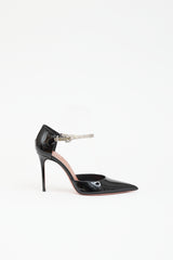 Amina Muaddi Patent Ursina Heel