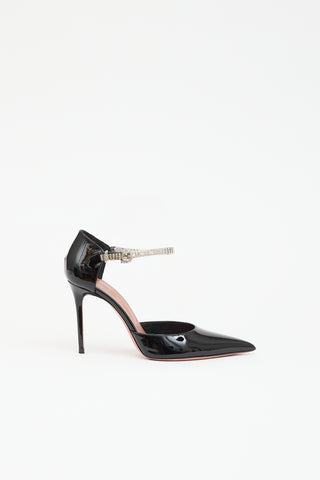Amina Muaddi Patent Ursina Heel