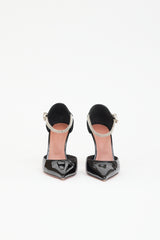 Amina Muaddi Patent Ursina Heel