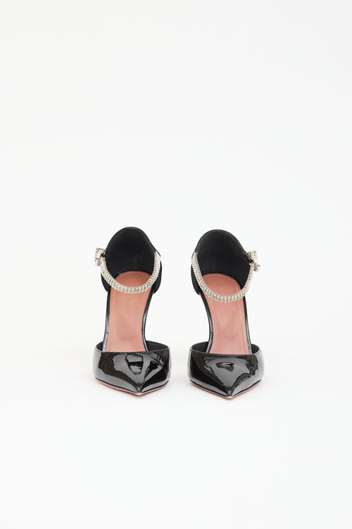 Amina Muaddi Patent Ursina Heel