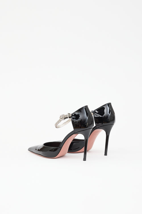 Amina Muaddi Patent Ursina Heel