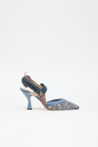 Fendi Colibrì Slingback Pump