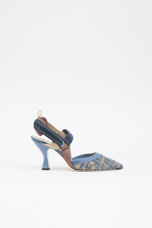 Fendi Colibrì Slingback Pump