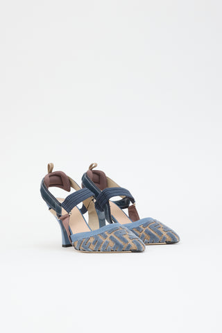 Fendi Colibrì Slingback Pump