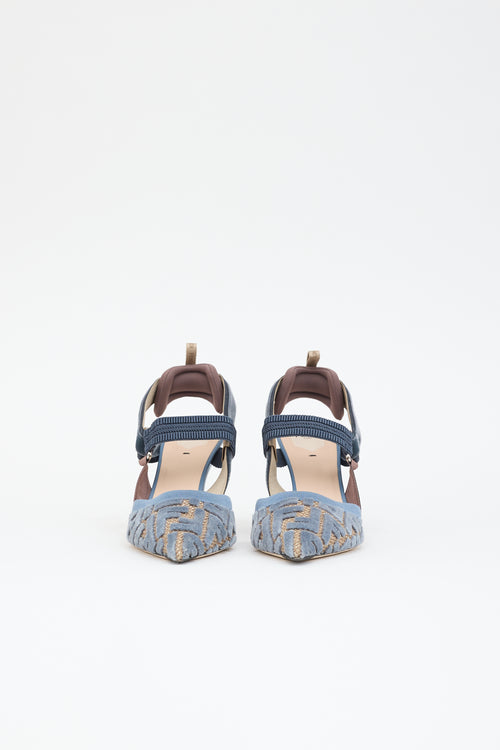 Fendi Colibrì Slingback Pump