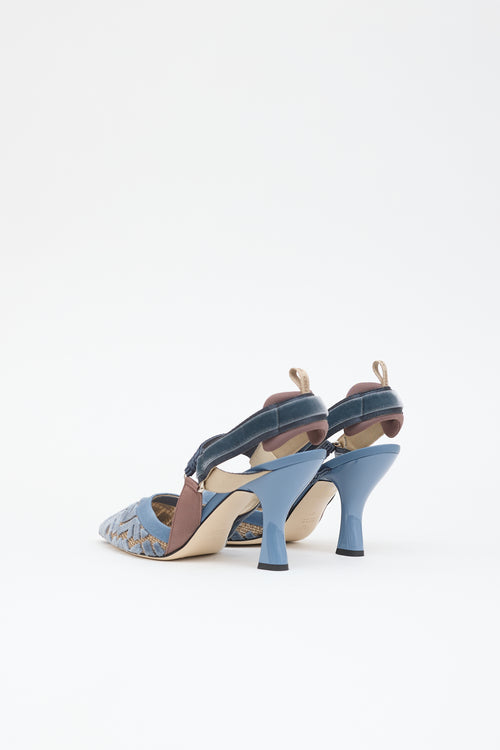 Fendi Colibrì Slingback Pump
