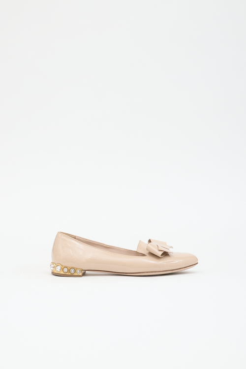 Miu Miu Patent Bow Loafer