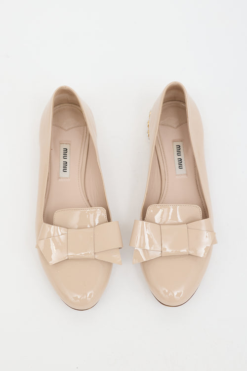 Miu Miu Patent Bow Loafer
