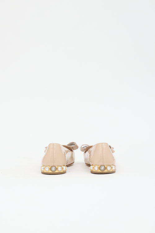 Miu Miu Patent Bow Loafer