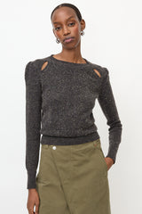 Isabel Marant Étoile Cut Out Crew Neck Sweater