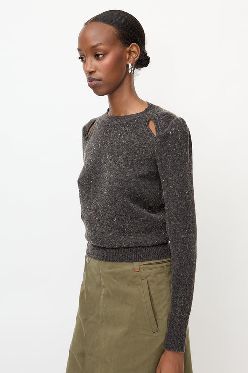 Isabel Marant Étoile Cut Out Crew Neck Sweater