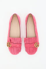Gucci Suede GG Marmont Loafer