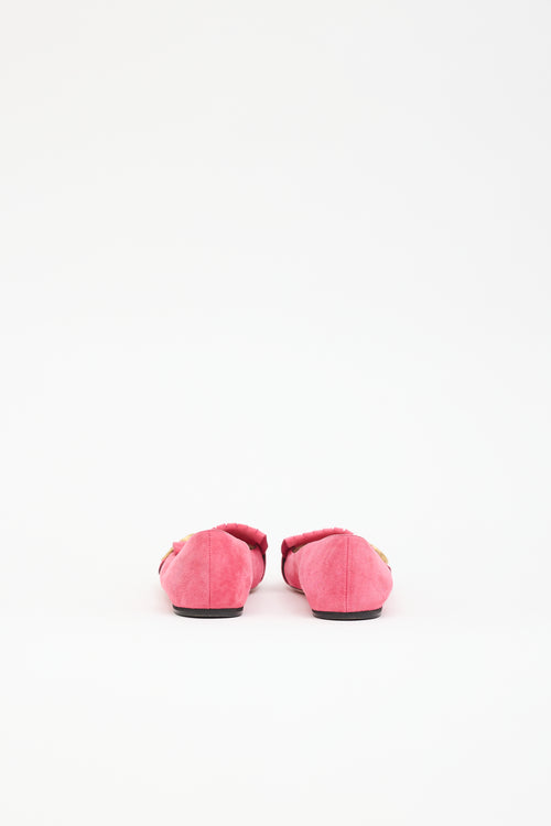 Gucci Suede GG Marmont Loafer