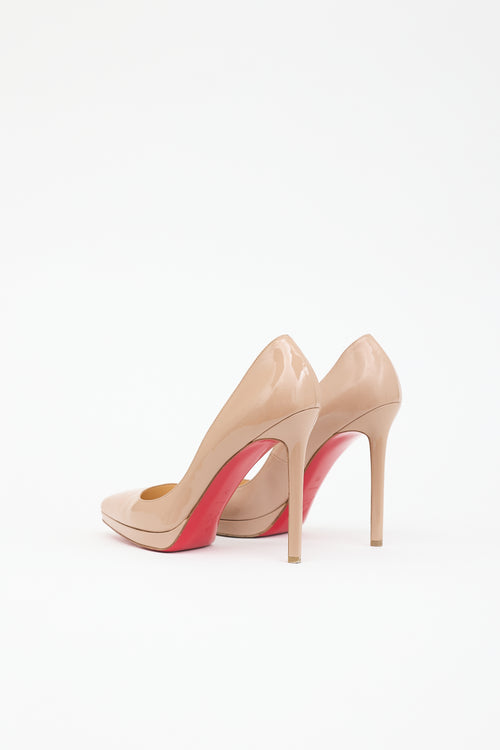 Christian Louboutin Patent Pigalle Plato Pump