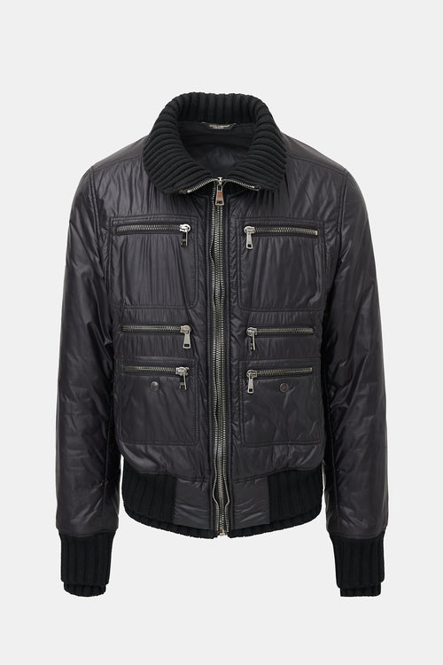 Dolce & Gabbana Collared Zip Jacket