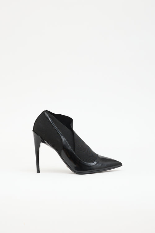 Dior Patent Leather Stretch  Bootie