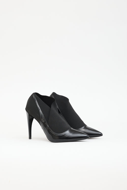 Dior Patent Leather Stretch  Bootie