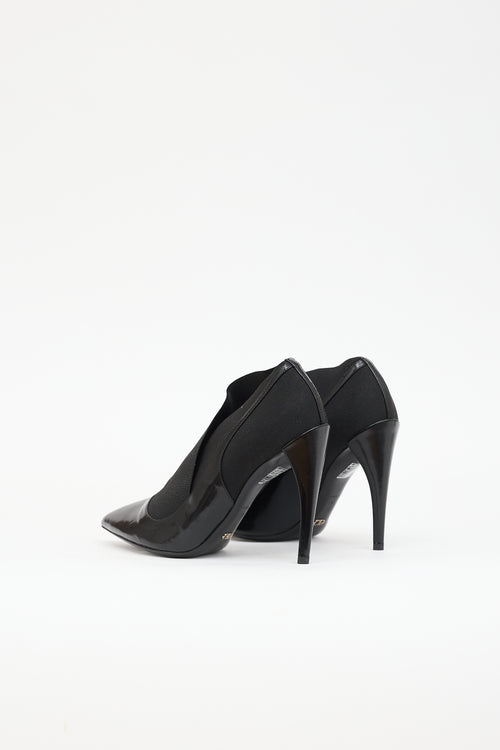 Dior Patent Leather Stretch  Bootie