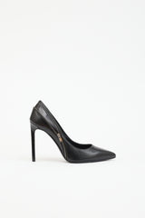 Saint Laurent Leather Zip Pump