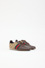 Gucci GG Monogram & Leather Sneaker