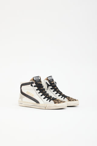 Golden Goose Leather Slide Sneaker