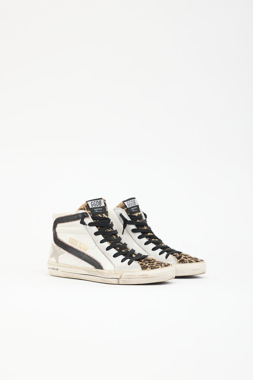 Golden Goose Leather Slide Sneaker