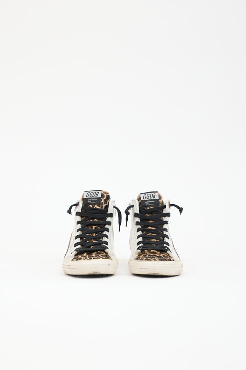 Golden Goose Leather Slide Sneaker