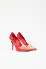 Louis Vuitton Patent Patchwork  Pump