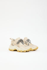 Prada Leather Pegasus Chunky Sneaker