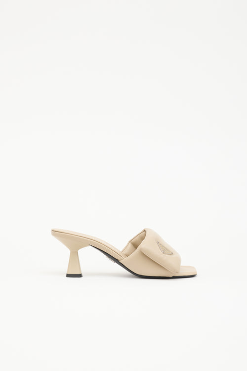 Prada Padded Leather Mule