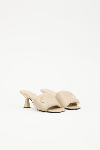 Prada Padded Leather Mule