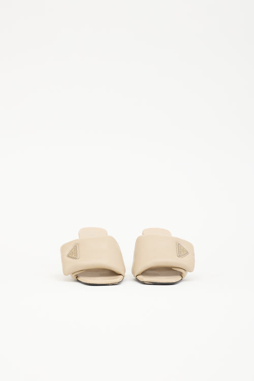 Prada Padded Leather Mule
