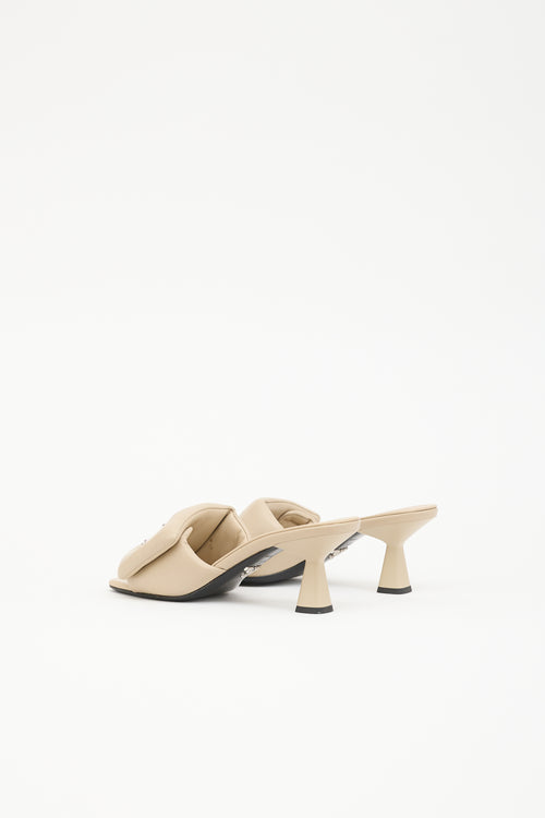 Prada Padded Leather Mule