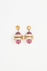 Carole Tanenbaum Vintage for VSP Lucite Drop Earrings