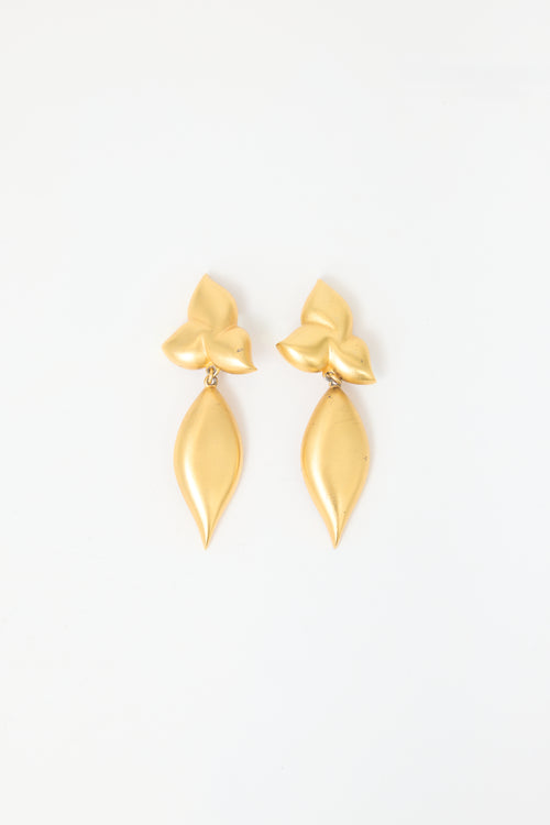 Carole Tanenbaum Vintage for VSP Matte Drop Earrings
