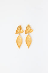 Carole Tanenbaum Vintage for VSP Matte Drop Earrings