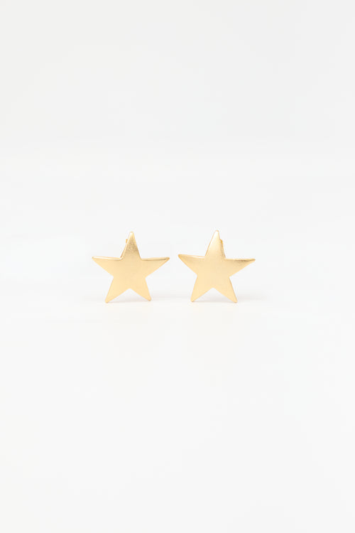 Carole Tanenbaum Vintage for VSP Matte Star Earrings