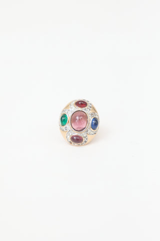 Carole Tanenbaum Vintage for VSP Panetta Cabochon Ring