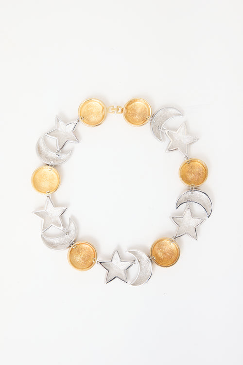 Carole Tanenbaum Vintage for VSP Christian Dior Star & Moon Jewelry Set
