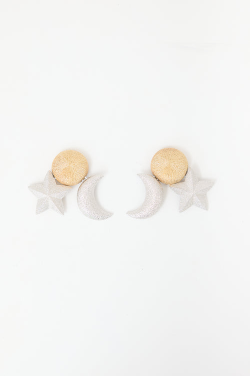 Carole Tanenbaum Vintage for VSP Christian Dior Star & Moon Jewelry Set