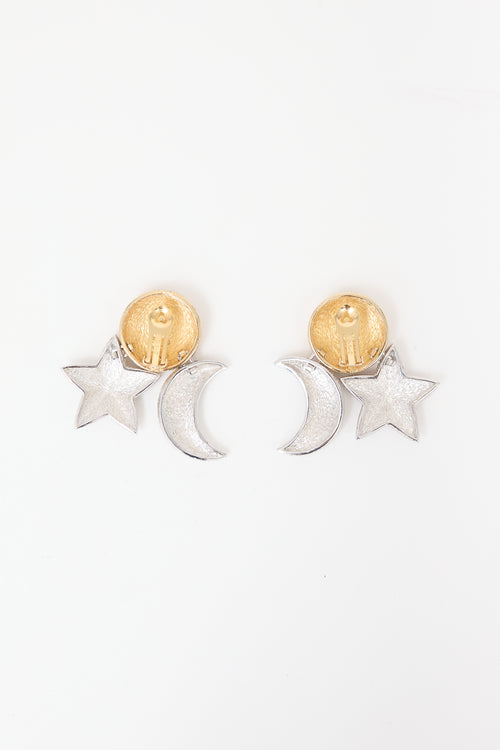 Carole Tanenbaum Vintage for VSP Christian Dior Star & Moon Jewelry Set