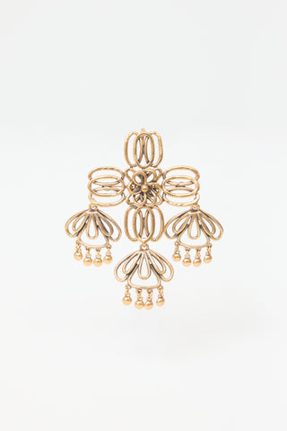 Carole Tanenbaum Vintage for VSP Oscar de la Renta Openwork Loop Brooch