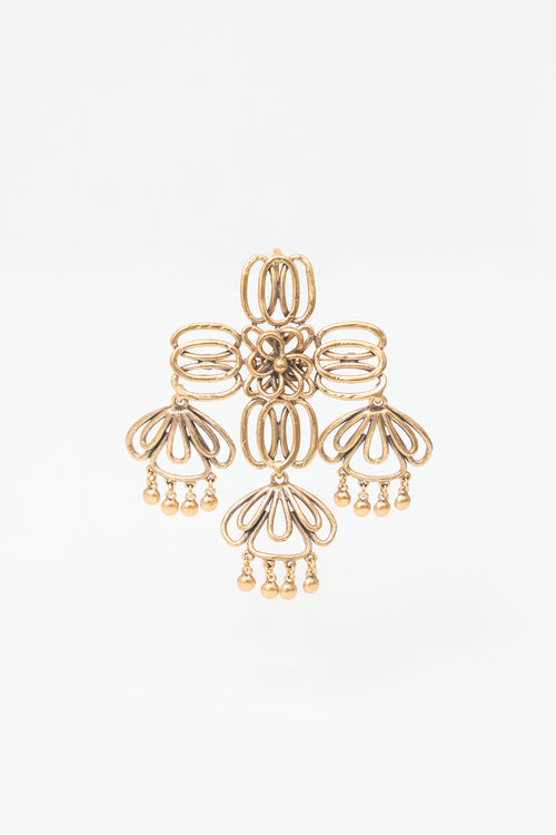 Carole Tanenbaum Vintage for VSP Oscar de la Renta Openwork Loop Brooch